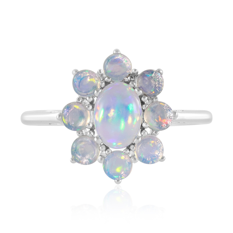 Welo-Opal-Silberring