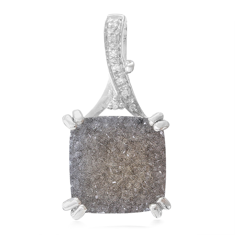 Glitzer-Achat-Silberanhänger Glitzer-Achat-Silberanhänger