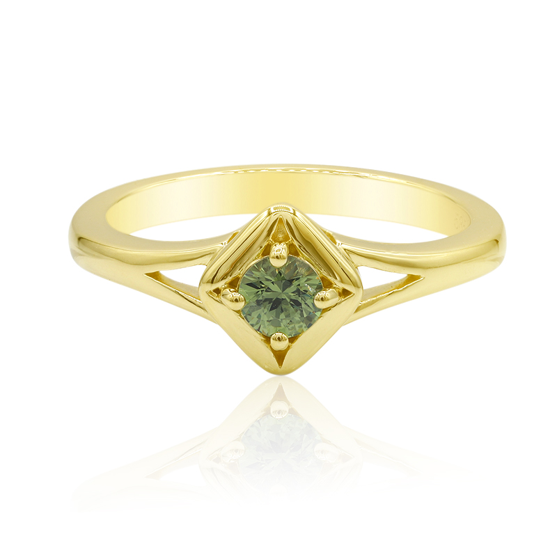 Madagaskar-Demantoid-Goldring (John Ferry) Madagaskar-Demantoid-Goldring (John Ferry)