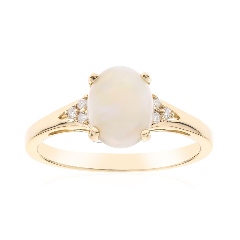 Australischer Opal-Goldring (CIRARI)