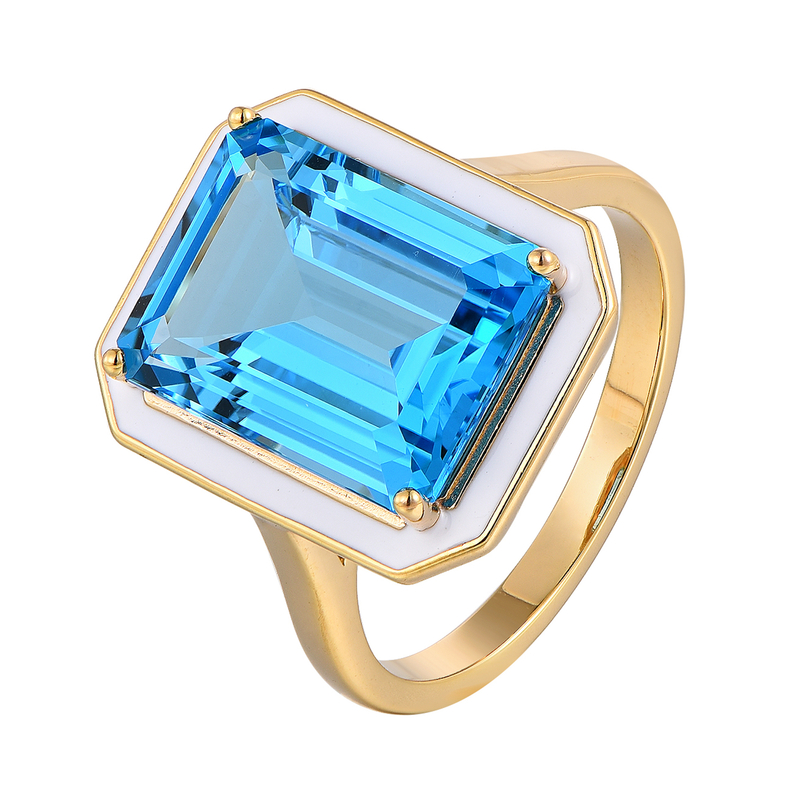 Marambaia-Topas-Silberring Marambaia-Topas-Silberring