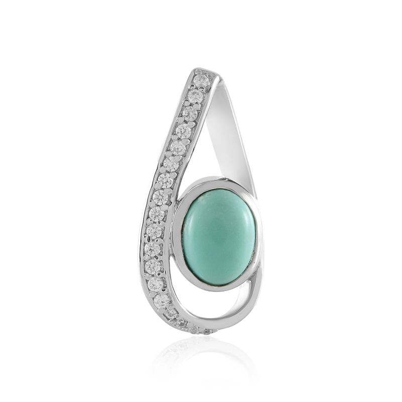 Campitos-Türkis-Silberanhänger Campitos-Türkis-Silberanhänger