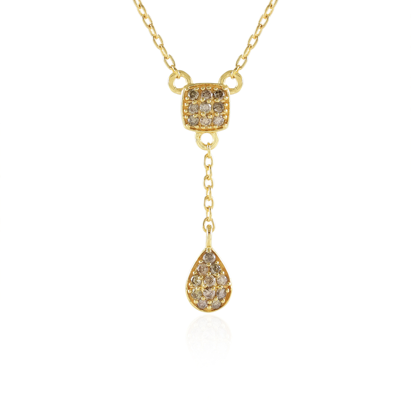 I2 Champagner-Brillant-Silbercollier (de Melo Essence)