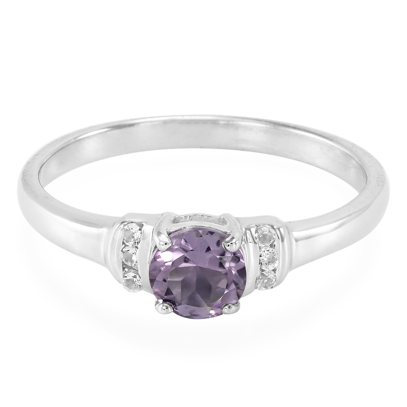 Bolivianischer Amethyst-Silberring