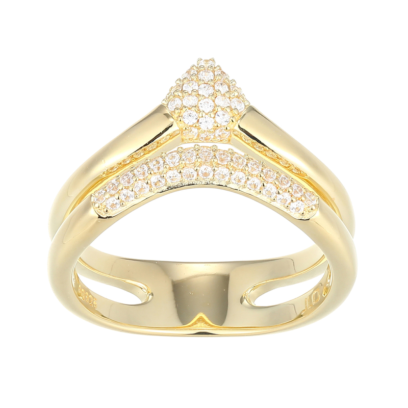 Zirkon-Silberring (Adela Silber)