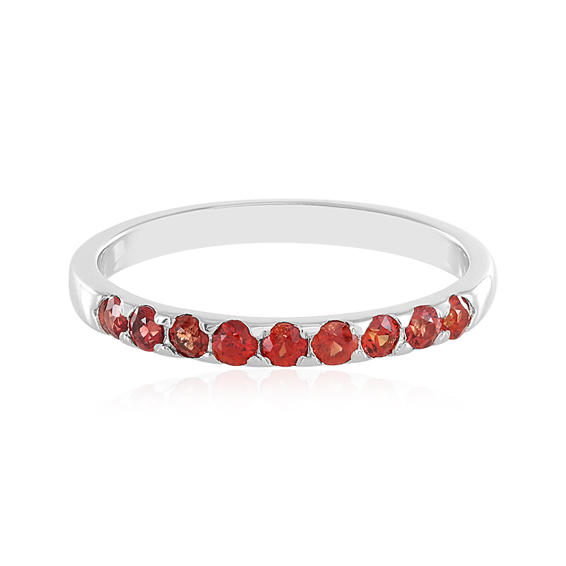 Tansania-Rubin-Silberring Tansania-Rubin-Silberring