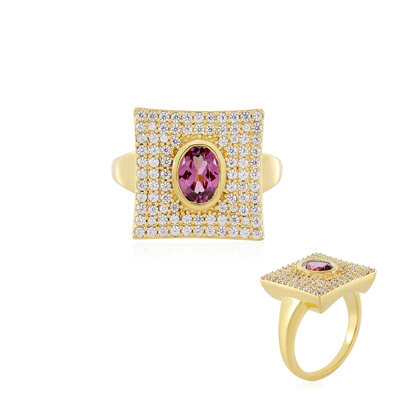 Malaya-Granat-Silberring