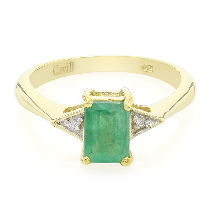 Bahia-Smaragd-Silberring Bahia-Smaragd-Silberring