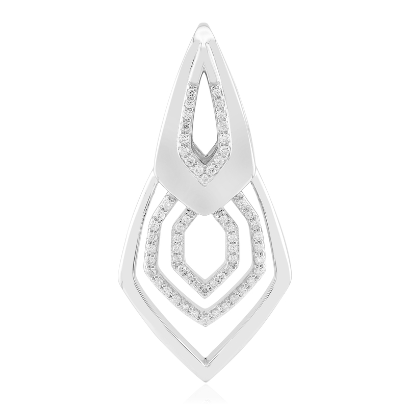 SI2 (H) Brillant-Goldanhänger (de Melo)