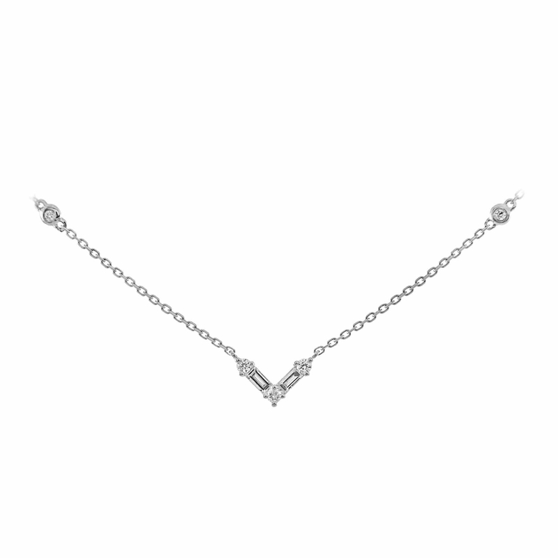 SI1 (H) Diamant-Goldcollier