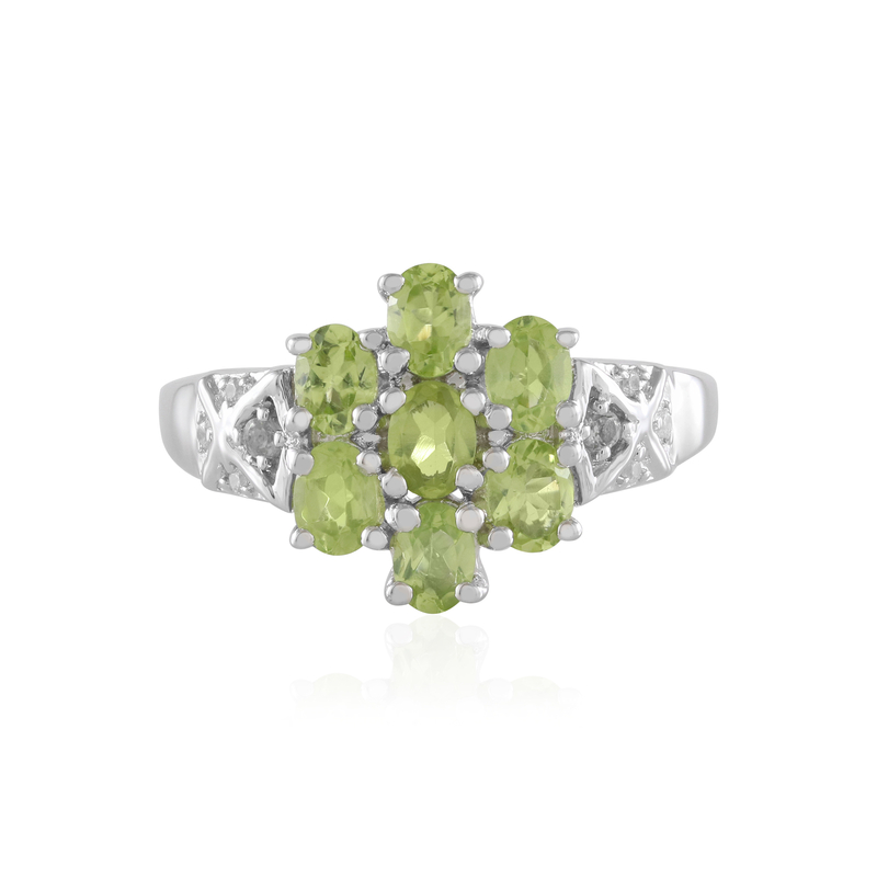 Peridot-Silberring
