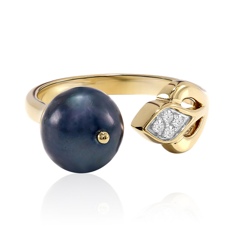 Süßwasserzuchtperlen-Silberring (MONOSONO COLLECTION)