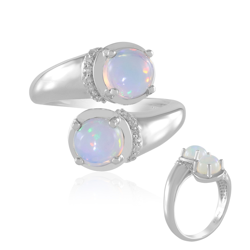 Welo-Opal-Silberring Welo-Opal-Silberring
