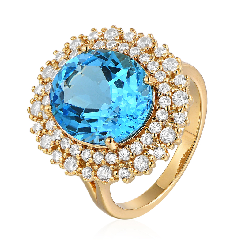 Marambaia-Topas-Silberring Marambaia-Topas-Silberring