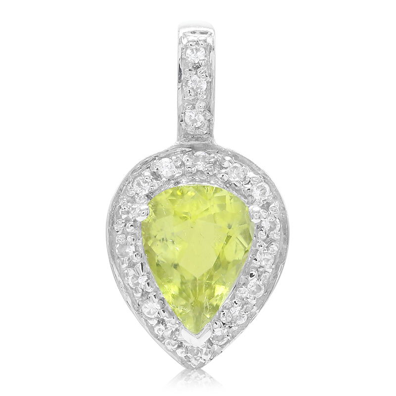 Kupfer-Turmalin-Silberanhänger Kupfer-Turmalin-Silberanhänger