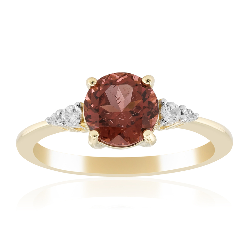 Roter Apatit-Goldring