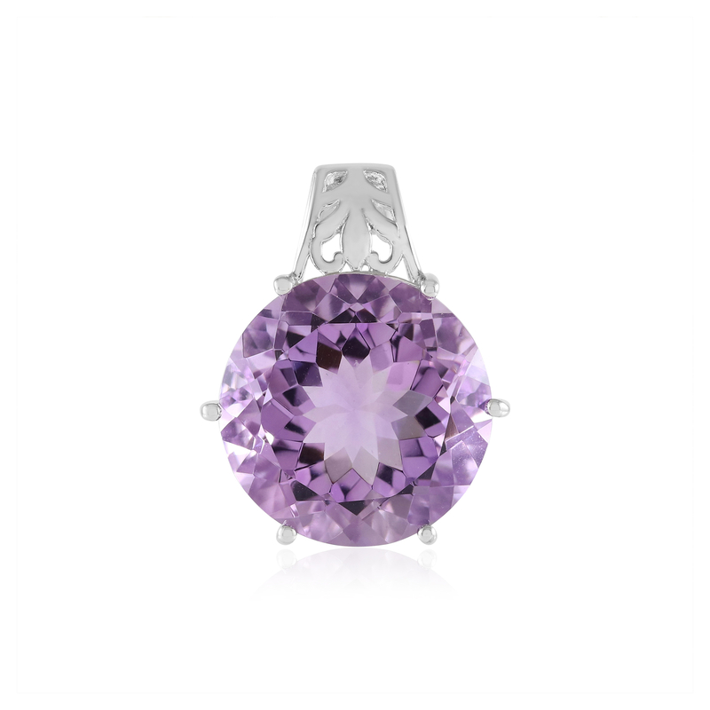 Lavendel-Amethyst-Silberanhänger (Adela Silber)