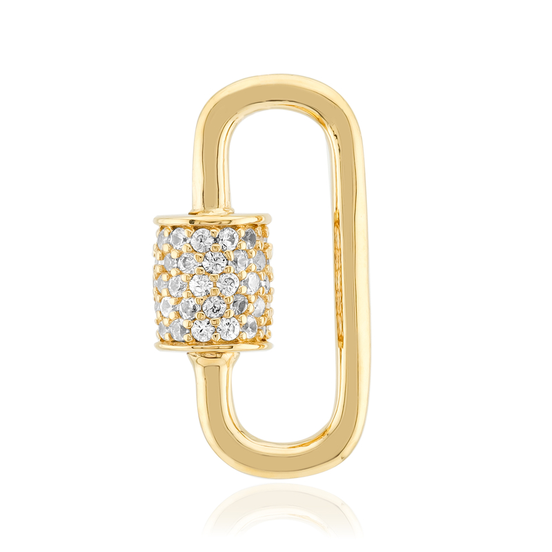 Zirkon-Silberanhänger