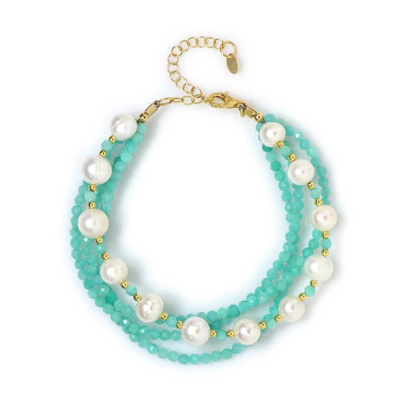 Edelstein-Silberarmband (Riya)