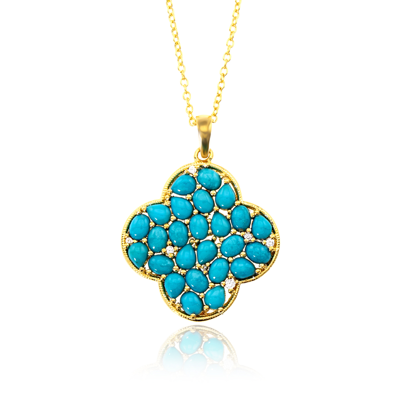 Sleeping Beauty-Türkis-Silberhalskette (Faszination Türkis) Sleeping Beauty-Türkis-Silberhalskette (Faszination Türkis)