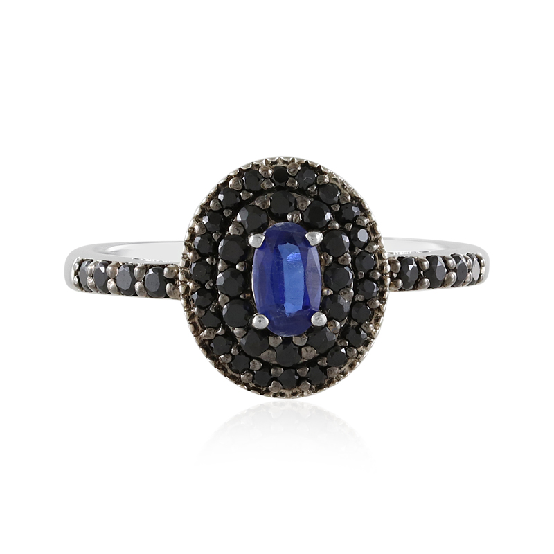 Nepalesischer Kyanit-Silberring