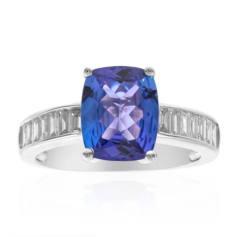 AAA-Tansanit-Goldring (CIRARI)