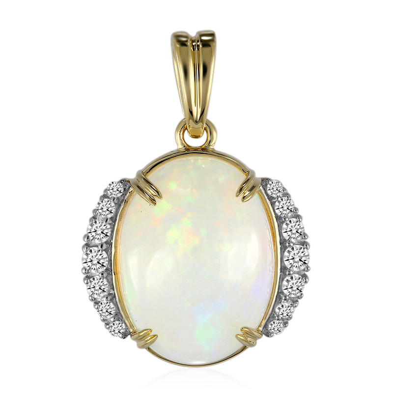 Welo-Opal-Goldanhänger (Adela Gold) Welo-Opal-Goldanhänger (Adela Gold)