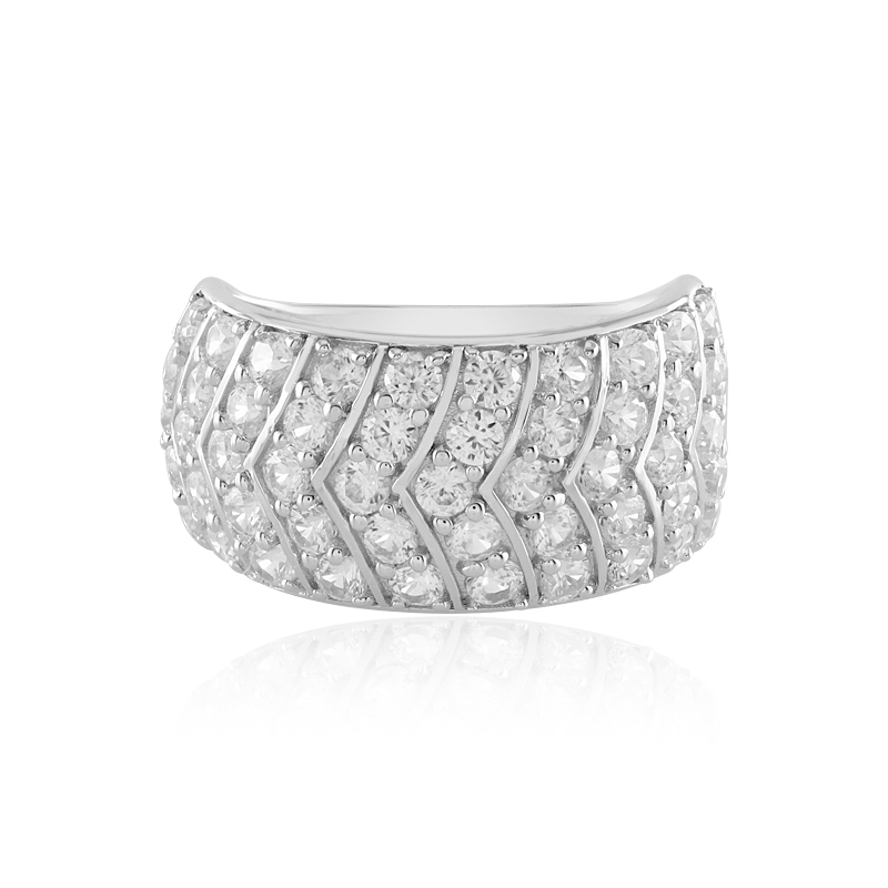 Zirkon-Silberring (KM by Juwelo) Zirkon-Silberring (KM by Juwelo)