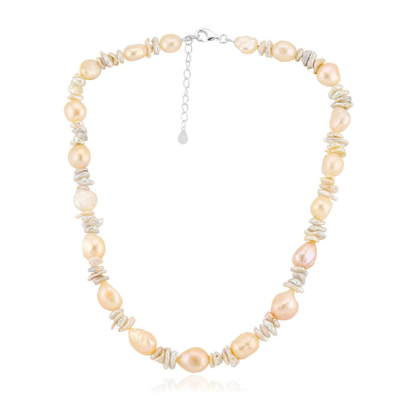 Perlen-Silberhalskette (TPC)