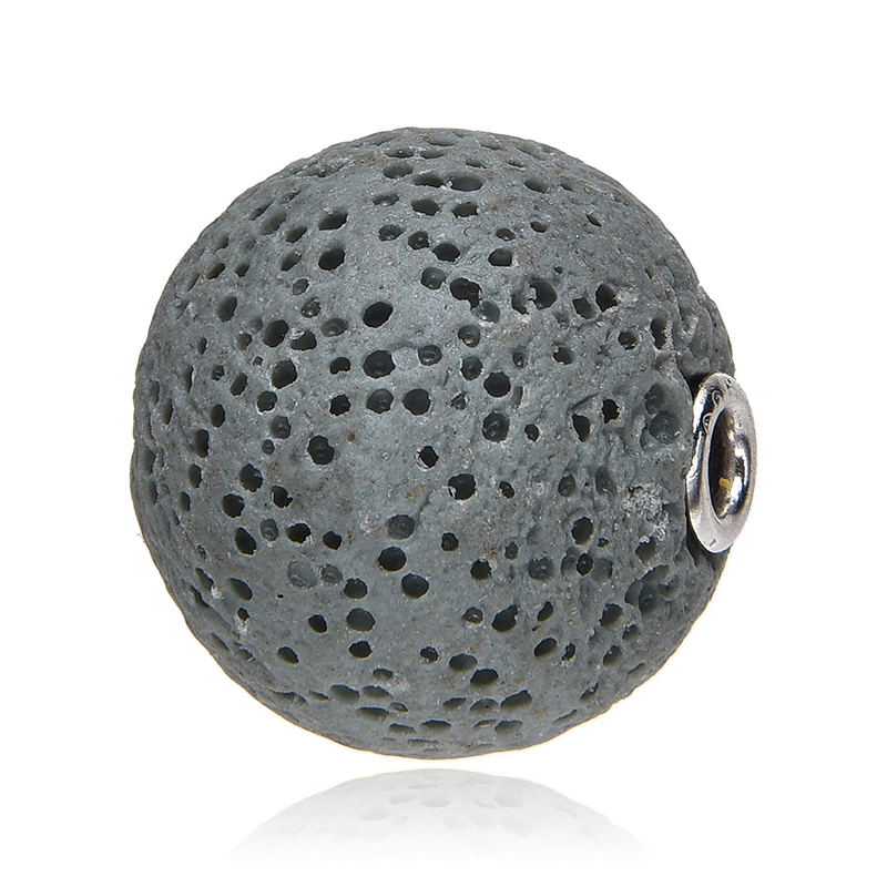 Grüne Lava-Silberanhänger (MONOSONO COLLECTION)