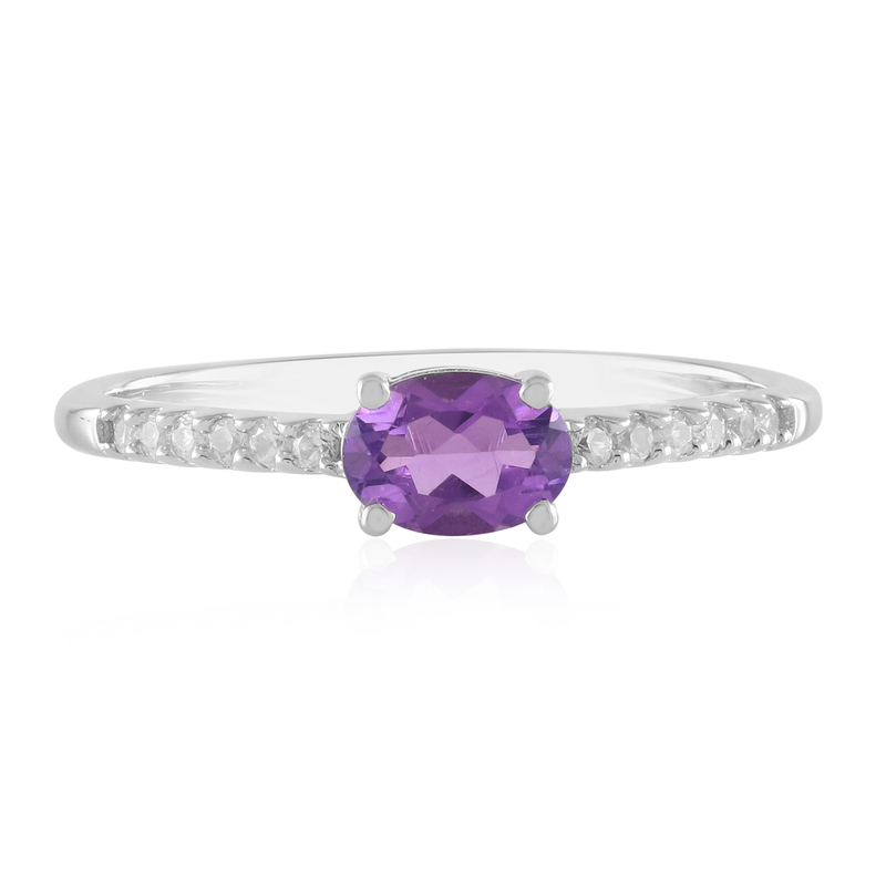 Marokkanischer Amethyst-Silberring