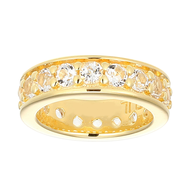 Weißer Topas-Silberanhänger (MONOSONO COLLECTION)