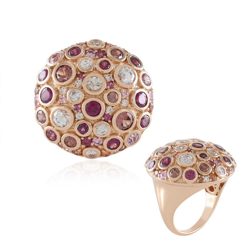 Edelstein-Silberring (KM by Juwelo) Edelstein-Silberring (KM by Juwelo)