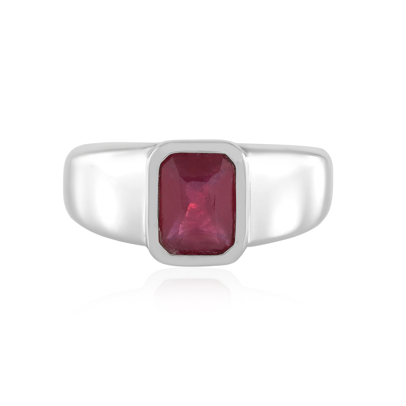 Bemainty-Rubin-Silberring Bemainty-Rubin-Silberring