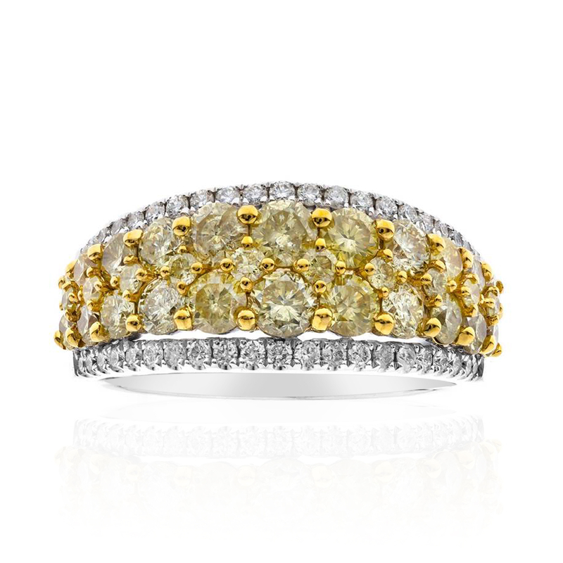 Gelber SI2 Brillant-Goldring (CIRARI) Gelber SI2 Brillant-Goldring (CIRARI)