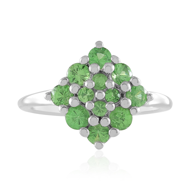 Tansania-Tsavorit-Silberring