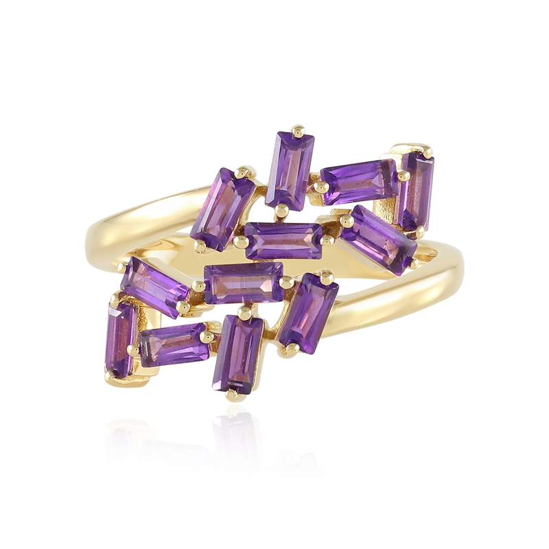 Amethyst-Silberring