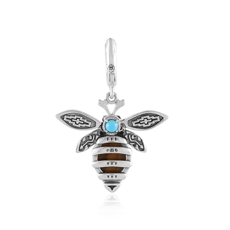 Tigerauge-Silberanhänger (Desert Chic) Tigerauge-Silberanhänger (Desert Chic)