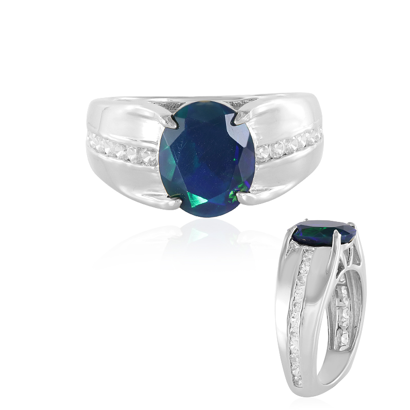 Mezezo-Opal-Silberring (de Melo) Mezezo-Opal-Silberring (de Melo)