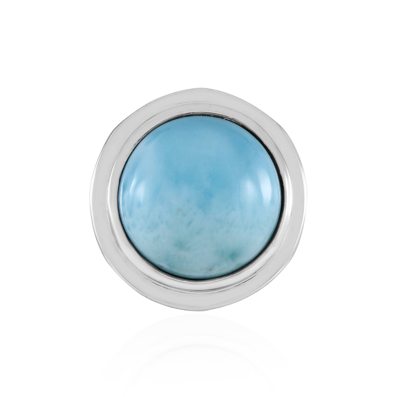 Larimar-Silberanhänger (MONOSONO COLLECTION)