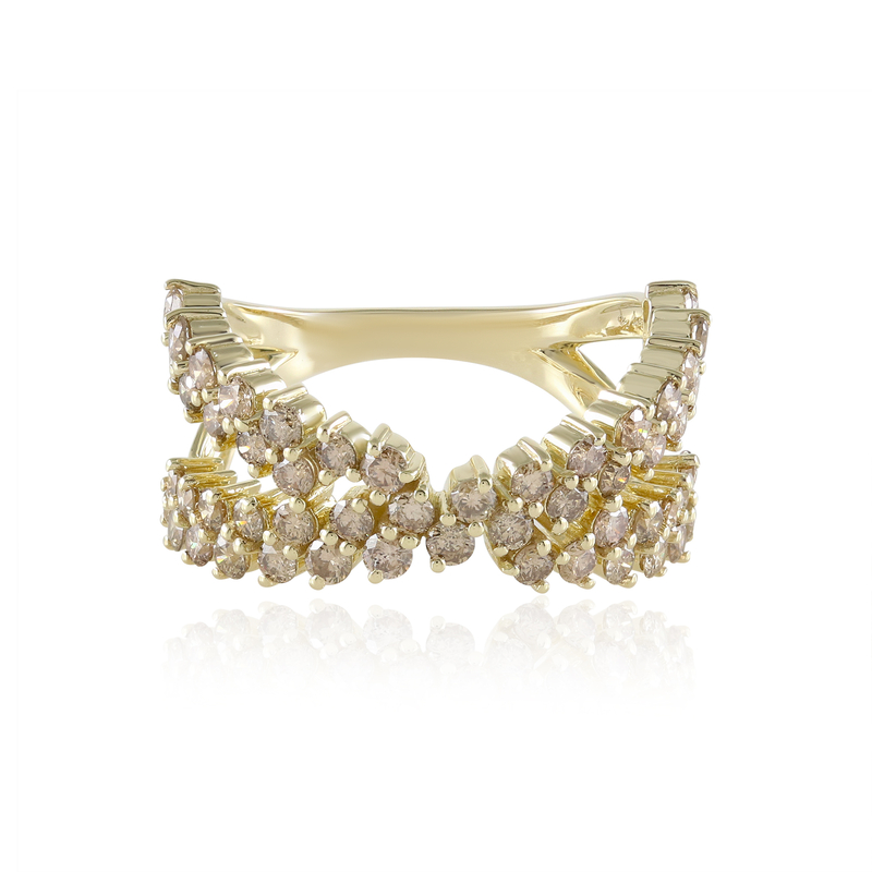 I2 Champagner-Brillant-Goldring (de Melo Gold)