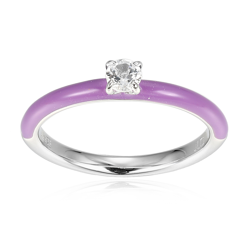 Weißer Topas-Silberring