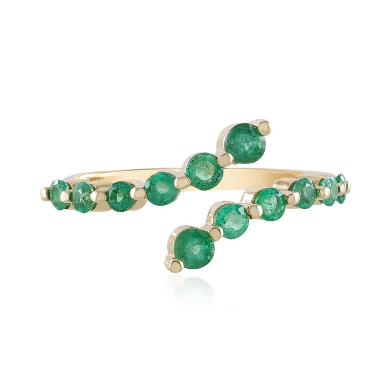 Russischer Smaragd-Goldring