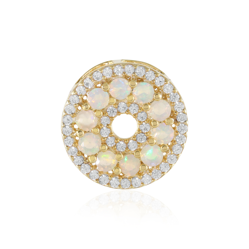 Welo-Opal-Silberanhänger