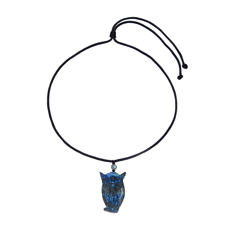 Labradorit-Halskette Labradorit-Halskette