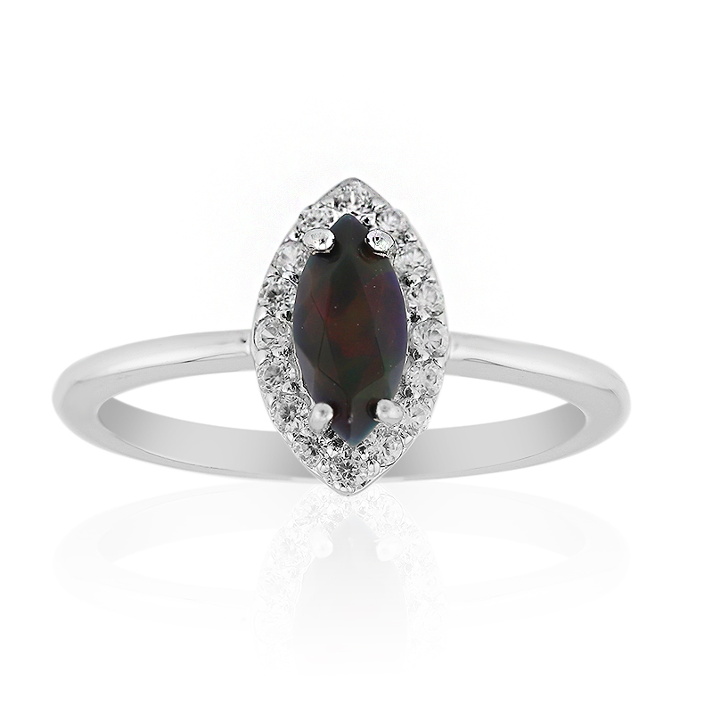 Mezezo-Opal-Silberring