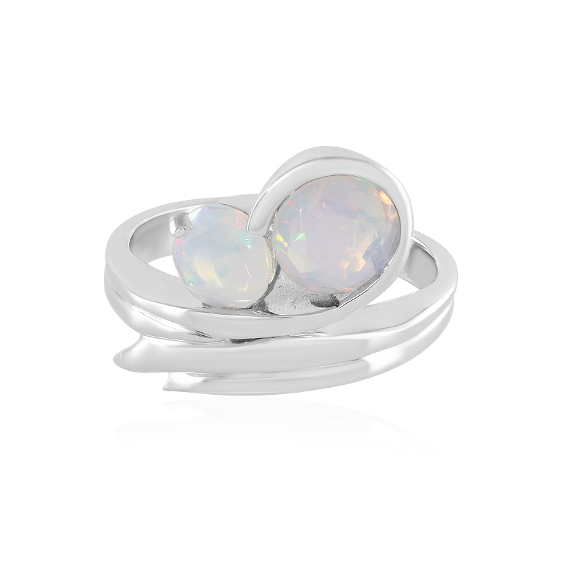 Welo-Opal-Silberring (de Melo Essence)