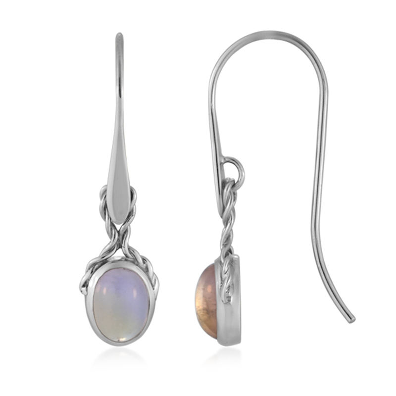 Ametrin-Silberohrringe