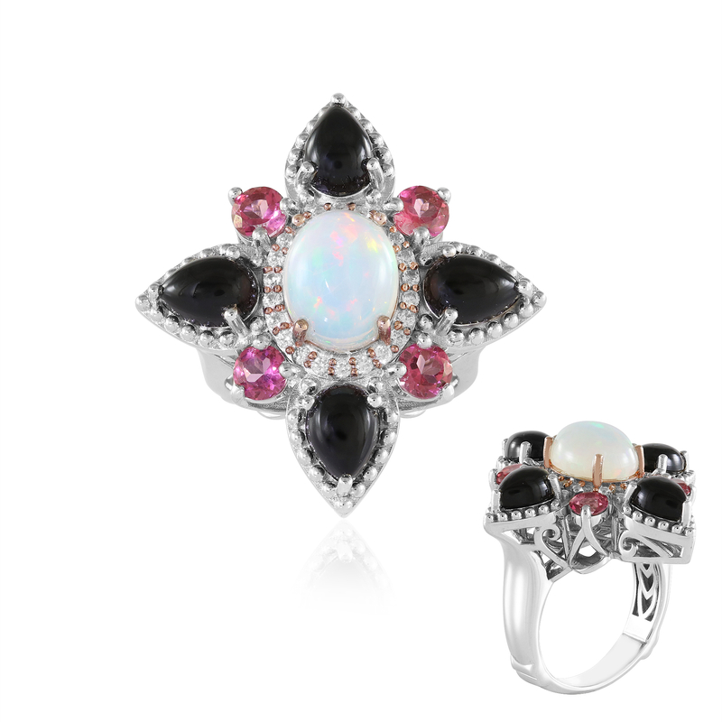 Edelstein-Silberring (Dallas Prince Designs)