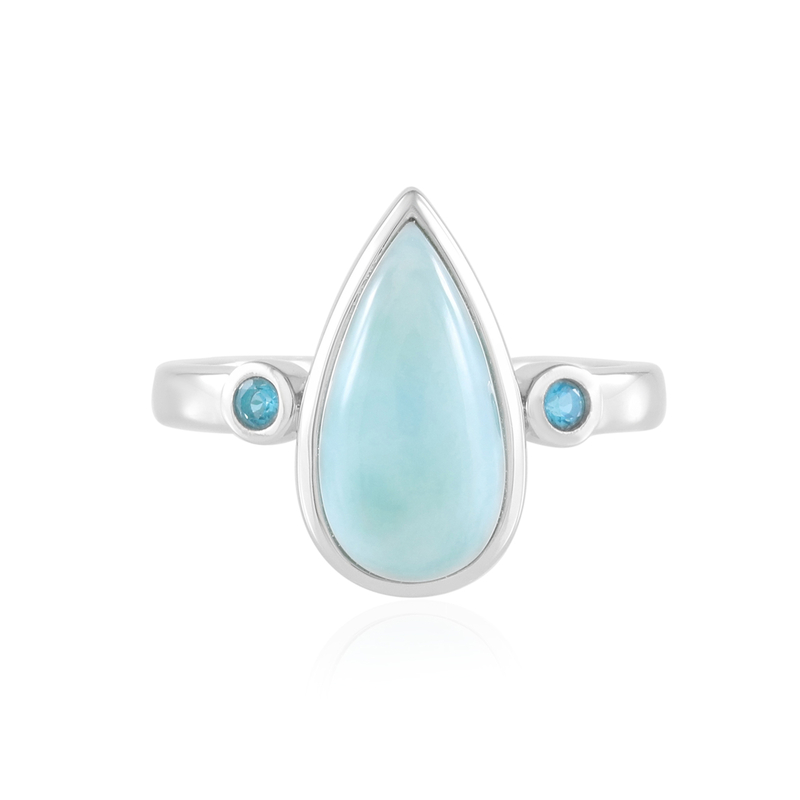 Larimar-Silberring (KM by Juwelo)